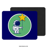 Astronaut Mouse Pad, Star Balloon, Cute Space Theme, Fun Office Decor, Gaming Pad, Computer Accessory, Desk Mat, Gift Idea - Tawshia