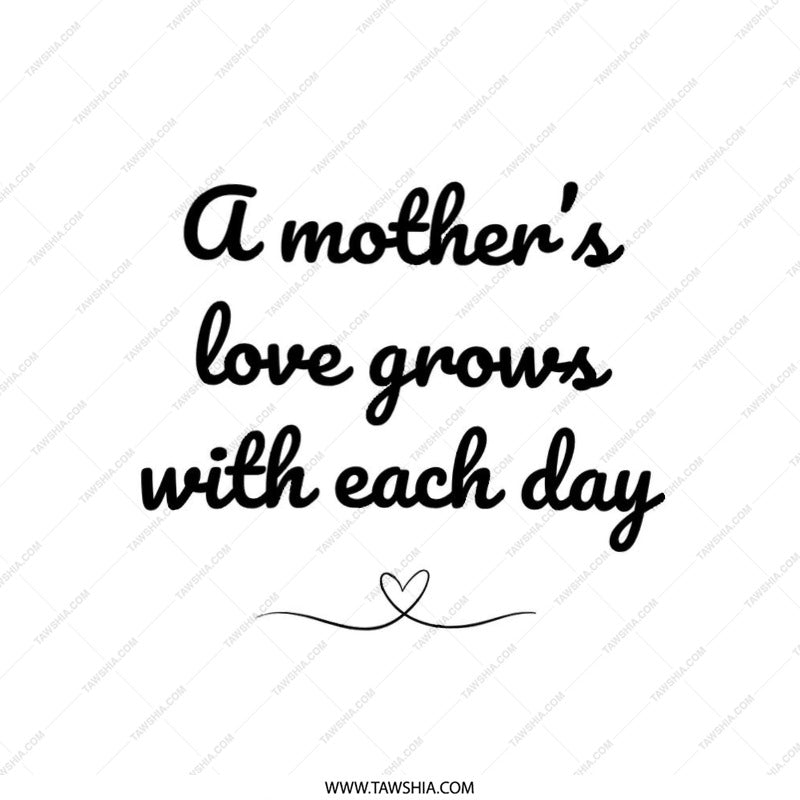 Mother's Love Grows Pillow, Mother's Day Gift, Decorative Pillow, Gift for Mom, Throw Pillow, Home Decor, Quote Pillow - Tawshia