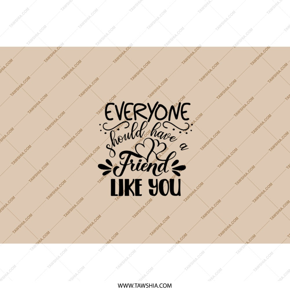 Best Friend Tumbler Gift, Friend Like You Present, Motivational Tumbler, Inspirational Cup, Cute Tumbler, Stainless Steel Gift for Friends - Tawshia