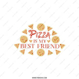 Pizza Is My Best Friend Throw Pillow, Food Lover Gift, Funny Foodie Pillow, Pizza Slice Decor, Dorm Room Decor, Gift For Pizza Lover - Tawshia