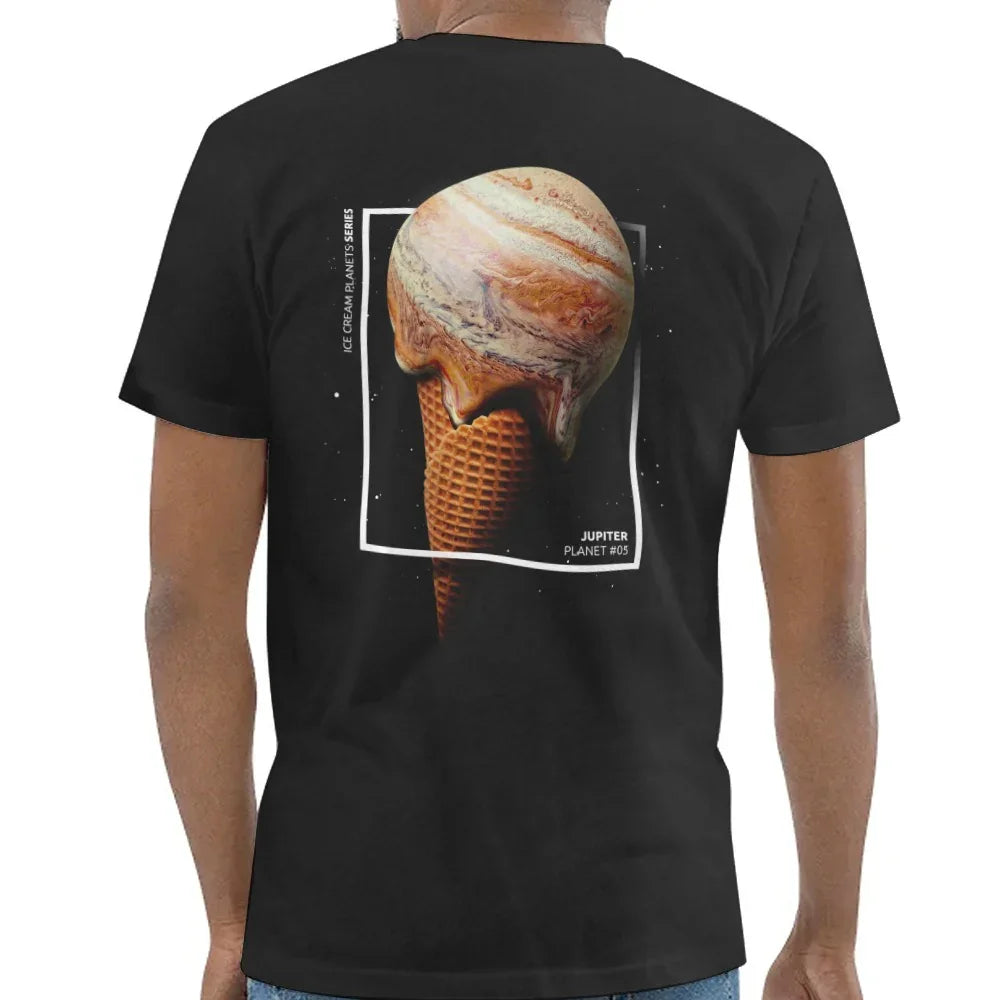 Creative Jupiter Ice Cream Graphic T-Shirt product