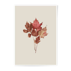 Autumn Leaves Photographic Prints, Fall Decor Prints, Minimalist Botanical Art, Fine Art Nature Prints, Cozy Home Decor, Unique Wall Art - Tawshia