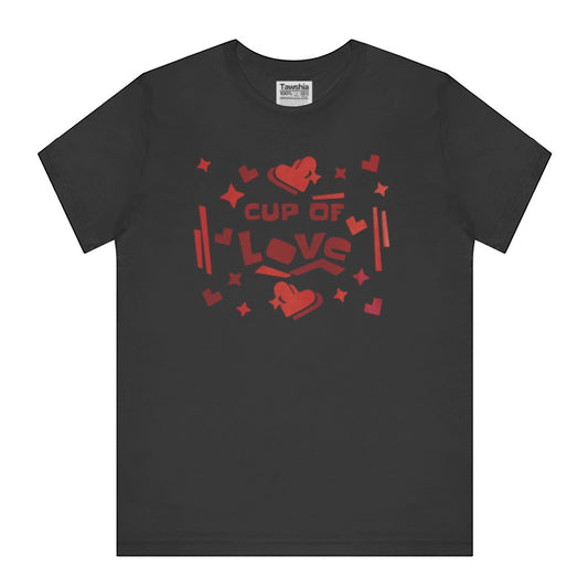 Cup of Love Heart Design Graphic Tee product type