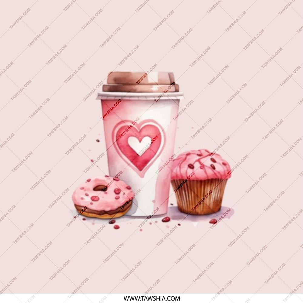 Coffee Cup Pocket Mirror, Cupcake, Donut, Sweet Treats, Cosmetic Mirror, Cute Mirror, Makeup Mirror, Gift for Her, Travel Mirror - Tawshia