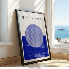 Bauhaus Wall Art, Ausstellung 1923 Print, Modern Art Poster, Geometric Wall Decor, Minimalist Art Print, Home Decor Gift - Tawshia