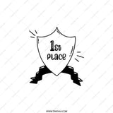 1st Place Pocket Mirror, Reward Gift, Champion Pocket Mirror, Competition Prize, Winner Gift, First Place Award Pocket Mirror - Tawshia