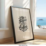 Life Begins After Coffee Poster product