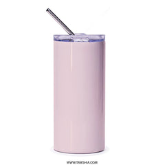 Pink Tree Tumbler, Watercolor Art, Cute Travel Mug, Floral Tumbler, Coffee Cup, Gift Idea, Aesthetic Tumbler, Drinkware, Birthday Gift - Tawshia