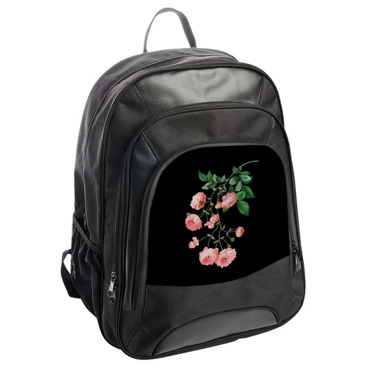 Pink Rose Backpack, Floral Backpack, Flower Backpack, Aesthetic Backpack, Trendy Backpack, Back to School Backpack, Rose Design - Tawshia