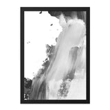 Abstract Wall Art, Black and White Painting, Modern Home Decor, Minimalist Art Print, Stylish Wall Decor - Tawshia