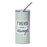 Forever and Always Tumbler, Wedding Gift Tumbler, Anniversary Tumbler, Couple Gift, Engagement Gift, Sentimental Gift, Love Tumbler - Tawshia