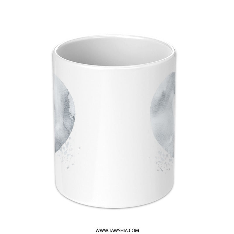 Gray Heart Mug, Watercolor Heart, Love Mug, Anniversary Gift, Coffee Mug, Tea Mug, Valentine's Day Gift, Heart Cup, Unique Mug, Gift Idea - Tawshia