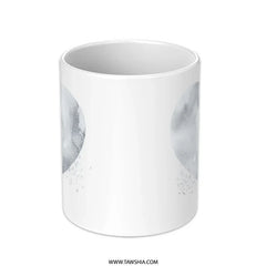 Gray Heart Mug, Watercolor Heart, Love Mug, Anniversary Gift, Coffee Mug, Tea Mug, Valentine's Day Gift, Heart Cup, Unique Mug, Gift Idea - Tawshia