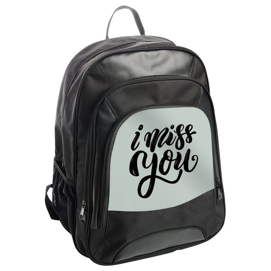 I Miss You Backpack, Trendy Backpack, Stylish Backpack, Everyday Backpack, Cute Backpack, Travel Backpack, Gift Backpack - Tawshia