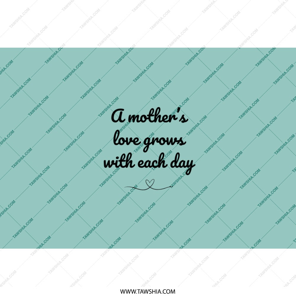 Mother's Love Tumbler, Mother's Day Gift Idea, Mom Appreciation, Teal Tumbler, Gift for Mom, Best Mom Ever, Inspirational Mom Tumbler - Tawshia