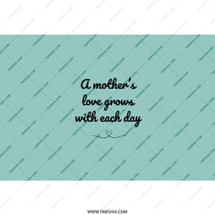 Mother's Love Tumbler, Mother's Day Gift Idea, Mom Appreciation, Teal Tumbler, Gift for Mom, Best Mom Ever, Inspirational Mom Tumbler - Tawshia