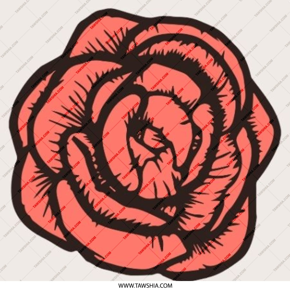 Pink Rose Pinback Button, Floral Button Badge, Cute Button Pin, Botanical Button, Gift for Her, Flower Pinback, Rose Lover Gift - Tawshia