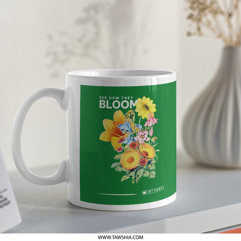 See How They Bloom Floral Print Mug product