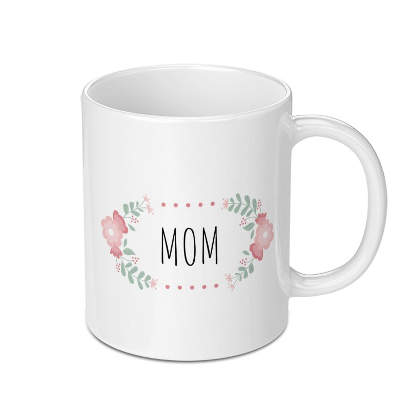 Floral Mom Mug, Mothers Day Gift, Cute Mom Coffee Mug, Gift For Her, Mom Birthday Gift, Mom Mug, Flower Mug, Gifts for Moms - Tawshia