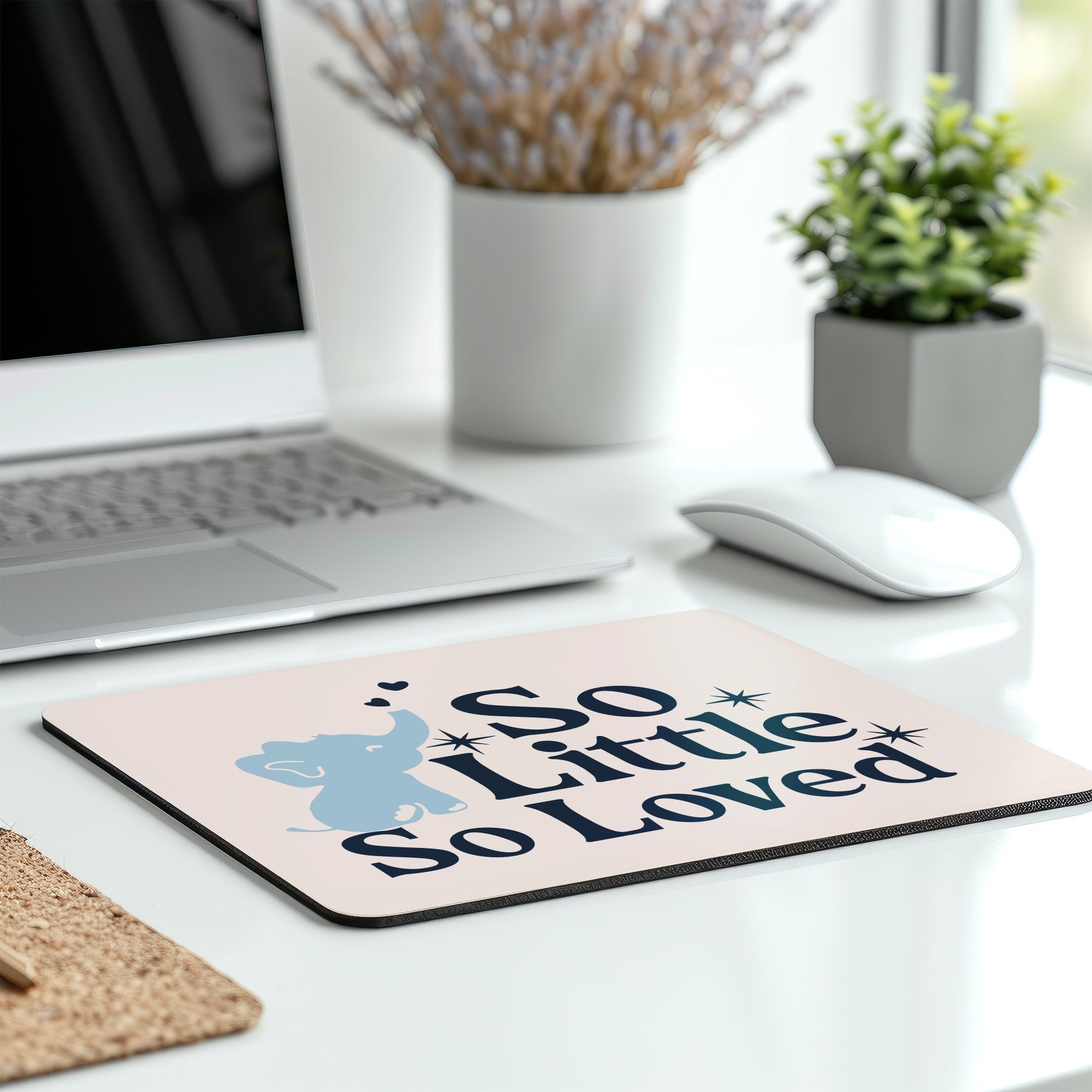 So Little So Loved Mouse Pad Desktop Accessory Product