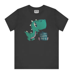 Cute Dinosaur Graphic Design Black T-shirt product type