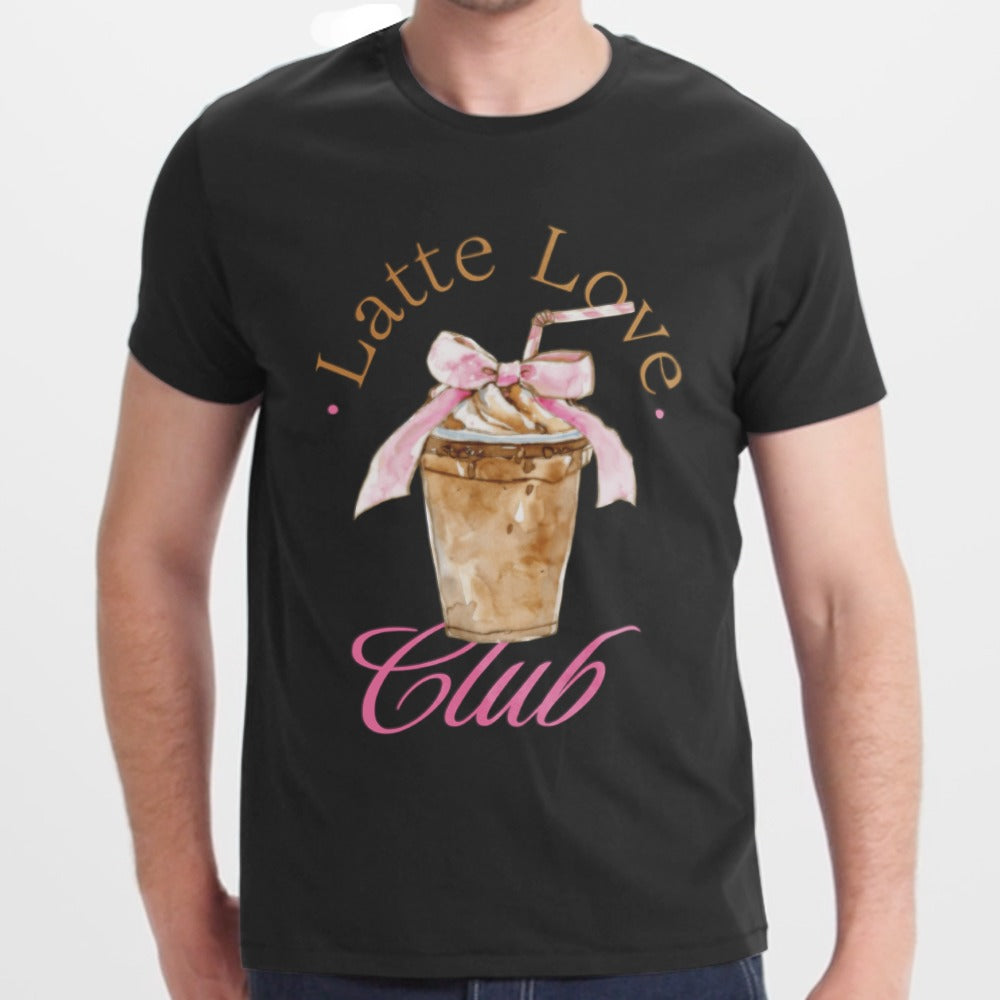 Latte Love Club Graphic T-shirt Unisex product type