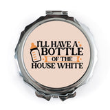 House White Pocket Mirror, Funny Mom Pocket Mirror, New Mom Gift, Pocket Mirror for Women, Mom To Be Pocket Mirror, Wine Lover Pocket Mirror - Tawshia