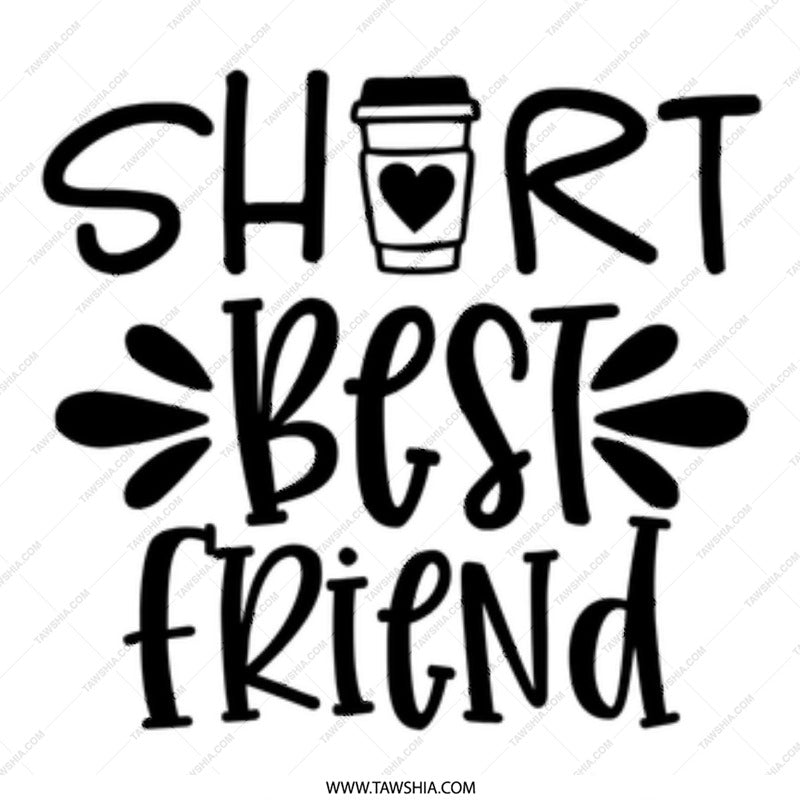 Short Best Friend Mug, Coffee Lover Gift, Funny Friend Quote Mug, Cute BFF Present, Friendship Mug, Best Friends Mug, Gift for her - Tawshia