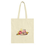 Candles Tote Bag, Spa Day Aesthetic Bag, Floral Tote, Relaxing Gift Idea, Self Care Gift, Meditation Tote, Unique Design Tote, Everyday Bag - Tawshia