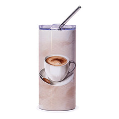 Coffee Cup Tumbler, Watercolor Design Tumbler, Coffee Lover Gift, Stylish Tumbler, Drinkware for Coffee, Coffee Mug Gift, Cute Cup, Drink - Tawshia