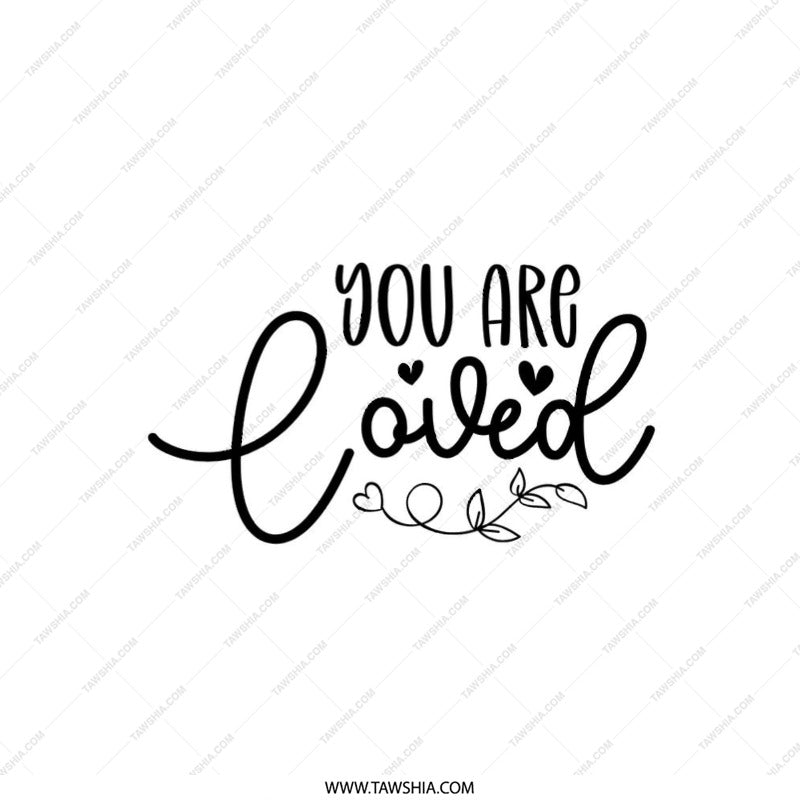 You Are Loved Pillow, Positive Affirmation Decor, Inspirational Pillow, Gift for Her, Cute Home Decor, Encouragement Gift, Cozy Pillow - Tawshia
