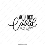 You Are Loved Pillow, Positive Affirmation Decor, Inspirational Pillow, Gift for Her, Cute Home Decor, Encouragement Gift, Cozy Pillow - Tawshia