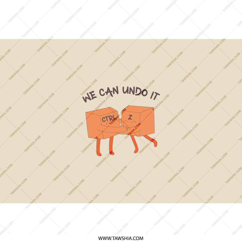 Ctrl Z Undo Tumbler, Funny Programmer Gift, We Can Undo It, Nerdy Tumbler, Computer Key Design, Gift for Coder, Tech Humor Gift - Tawshia