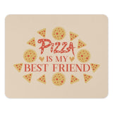 Pizza Is My Best Friend Mouse Pad, Foodie Gift, Cute Mousepad, Desk Decor, Funny Gift for Pizza Lover, Unique Office Accessory - Tawshia