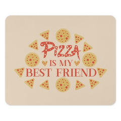 Pizza Is My Best Friend Mouse Pad, Foodie Gift, Cute Mousepad, Desk Decor, Funny Gift for Pizza Lover, Unique Office Accessory - Tawshia
