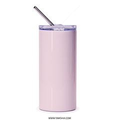 Pink Magnolia Tumbler, Floral Tumbler, Flower Tumbler, Botanical Tumbler, Tumblers With Straw, Gift For Her, Birthday Gift, Unique Gift - Tawshia