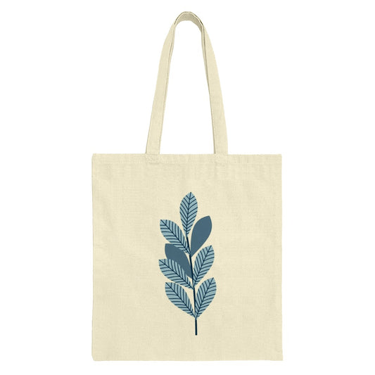 Leaf Tote Bag, Botanical Tote, Plant Lover Gift, Modern Tote Bag, Everyday Bag, Reusable Grocery Bag, Book Bag, Trendy Tote, Gift for Her - Tawshia