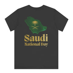 Saudi National Day Map Graphic T-Shirt product type
