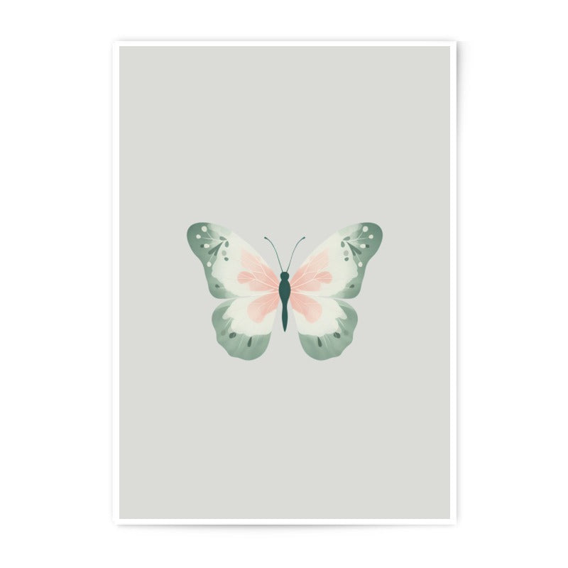 Butterfly Photographic Prints, Aesthetic Wall Art, Nursery Decor, Pastel Butterfly Art Print, Insect Photo, Home Decor, Butterfly Lover Gift - Tawshia
