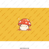 Mushroom Tumbler, Cute Fungi Cup, Kawaii Design, Unique Drinkware, Fun Gift Idea, Trending Now, Coffee and Tea Tumbler, Travel Tumbler - Tawshia