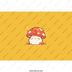Mushroom Tumbler, Cute Fungi Cup, Kawaii Design, Unique Drinkware, Fun Gift Idea, Trending Now, Coffee and Tea Tumbler, Travel Tumbler - Tawshia