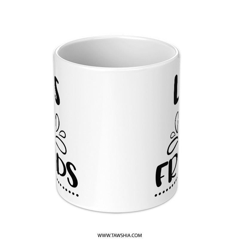 Lets Be Friends Mug, Friendship Gift, Best Friend Mug, Motivational Mug, Inspirational Mug, Cute Mug, Positive Quote Mug - Tawshia