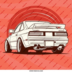 Car Enthusiast Pinback Button, JDM Car Design, Japanese Sports Car, Retro Car Art, Car Lover Gift, Stylish Button, Trendy Accessories - Tawshia