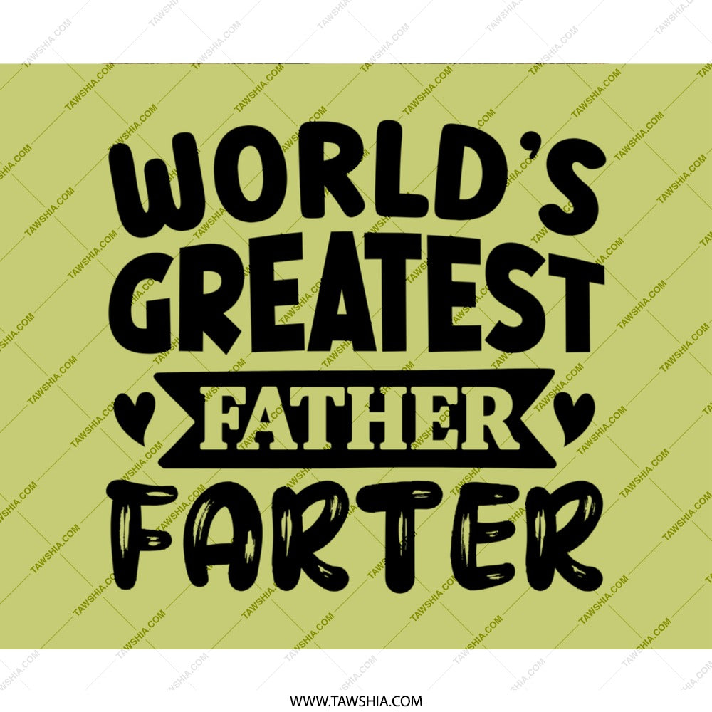 Worlds Greatest Farter Mouse Pad, Funny Dad Mousepad, Gift For Him, Worlds Best Dad, Unique Mouse Mat, Birthday Gift Mouse Pad, Dad Joke - Tawshia