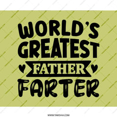 Worlds Greatest Farter Mouse Pad, Funny Dad Mousepad, Gift For Him, Worlds Best Dad, Unique Mouse Mat, Birthday Gift Mouse Pad, Dad Joke - Tawshia