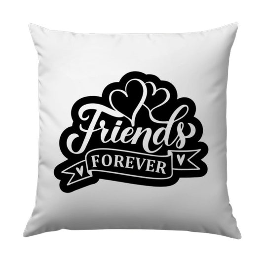 Friends Forever Pillow, Heart Pillow, Friendship Gift, Best Friend Pillow, Decorative Pillow, Home Decor, Throw Pillow, Pillow for Friend - Tawshia