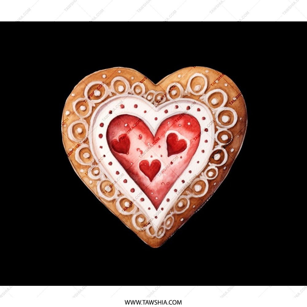 Heart Cookie Backpack, Sweet Treat Backpack, Valentine Backpack, Food Lover Gift, Cute Backpack, Stylish Backpack - Tawshia