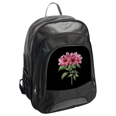 Pink Azalea Floral Backpack, Botanical Backpack, Stylish Floral Art Backpack, Gift For Her, Flower Backpack, Nature Backpack - Tawshia