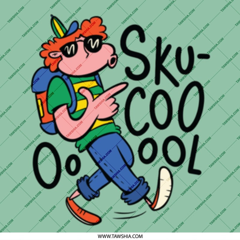 Skater Cartoon Character with Cool Sunglasses product