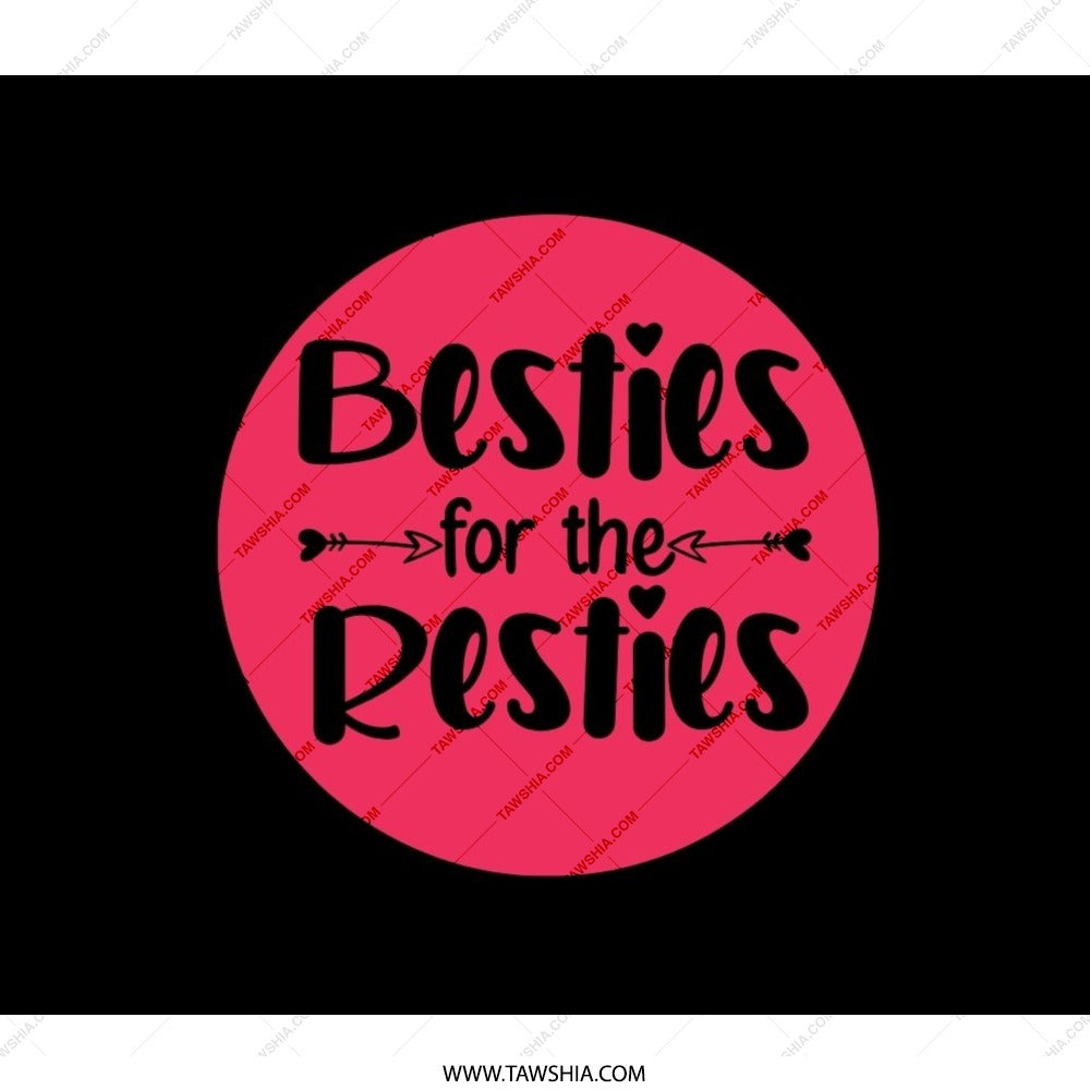 Besties for the Resties Backpack, Matching Backpacks for Friends, Friendship Gift, Cute Backpack, Gift for Best Friend, School Backpack - Tawshia
